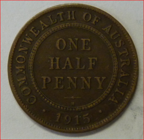 Australie 1 cent 1915H KM22